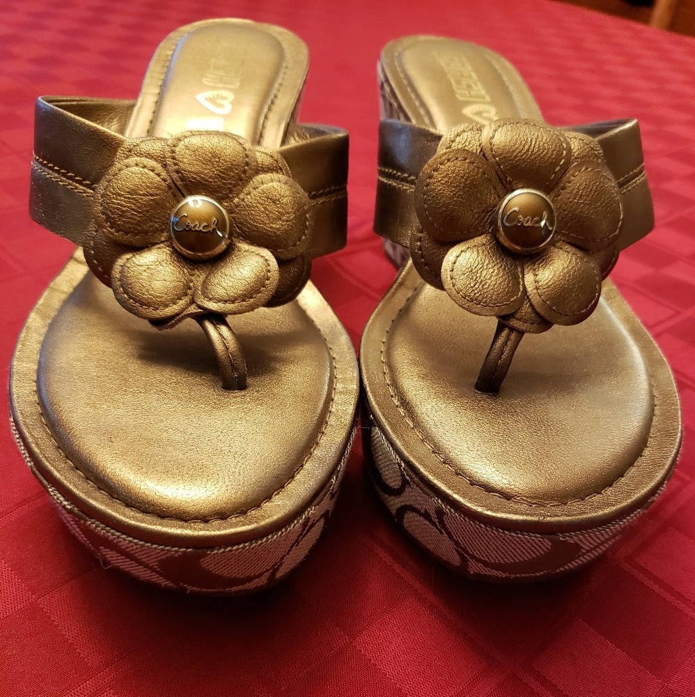 Coach Poppy Sandals 8M